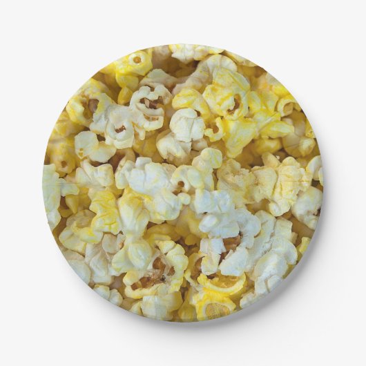 gekaapt popcorn papieren bordje (Voorkant)