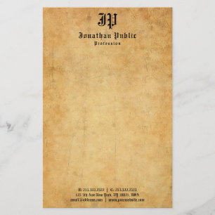 gekalligrafeerd monogram Sjabloon Elegant Briefpapier