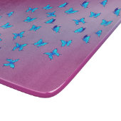 gekantelde Butterflies Snijplank (Hoek)