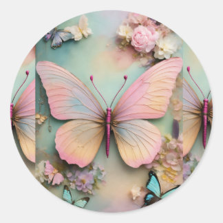 gekantelde tuin ronde sticker