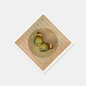  gekantelde vlinder servet (Hoek)