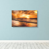 Gekapeld canvas (glanzend) (Insitu (Houten vloer))