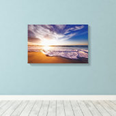 Gekapeld canvas (glanzend) afdruk (Insitu (Houten vloer))