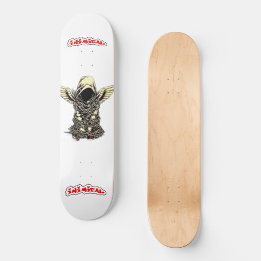 Geketende engel skateboard (Voorkant)