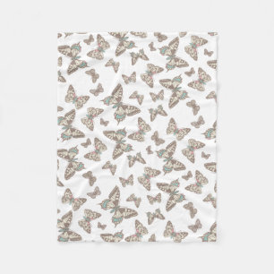 Geketende vlinder deken met patroon