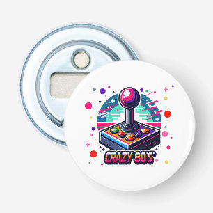 gekke 80's old school stijl button flesopener