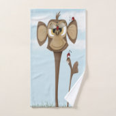 Gekke Aap en Lieveheersbeestjes Bad Handdoek (Handdoek)