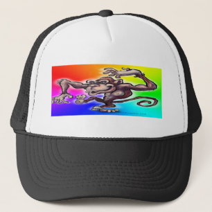 Gekke aap trucker pet