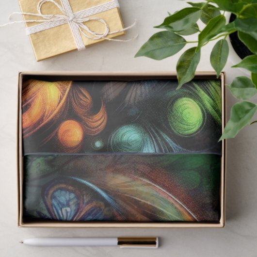 Gekke Abstracte Toucan Bird Toucans Decoupage Tissuepapier (Geschenk)