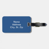 Gekke Basketbaltekens Bagagelabel (Achterkant horizontaal)