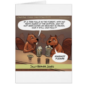 Gekke Beaver Jokes Funny Cartoon