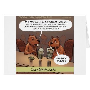 Gekke Beaver Jokes Funny Cartoon