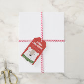 Gekke Beer Vakantie Labels Cadeaulabel (Met Touw)