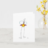 Gekke Benen Joe Kaart (Gele Bloem)