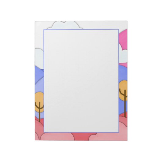 Gekke bergen begrensd notitieblok (Gedraaid)