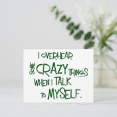 Gekke Bespreking Briefkaart (Staand voorkant)