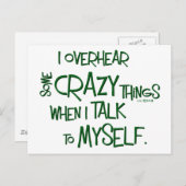 Gekke Bespreking Briefkaart (Voorkant / Achterkant)