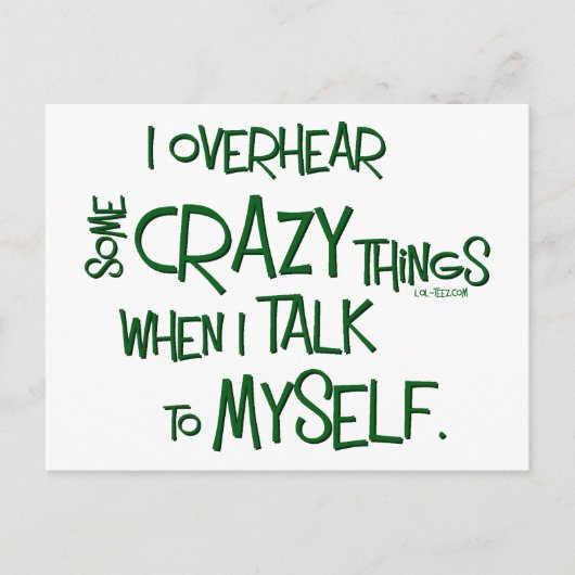 Gekke Bespreking Briefkaart (Voorkant)