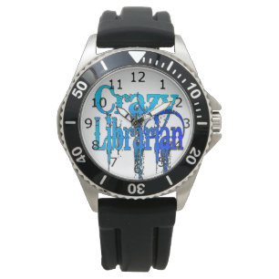 Gekke bibliothecaris horloge