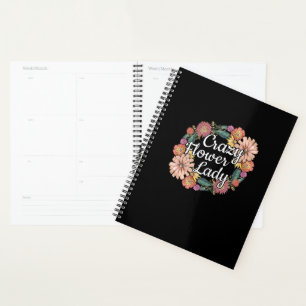 Gekke bloem dame - Zinnia tuinman Planner