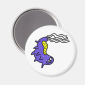 Gekke Cartoon kiemen Magneet (Voorkant / Achterkant)