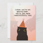 Gekke Cat Meme Verjaardag Kaart (Voorkant)