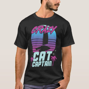Gekke Catamaran Kapitein Zeil Zeiler 3 T-shirt