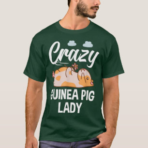 Gekke Cavia Dame Funny Cavia Eigenaar Cavia T-shirt