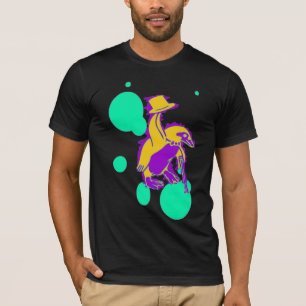 gekke coole bovenste hoed pinguïn t-shirt