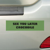 Gekke, corny-, domme bumpersticker (Op auto)