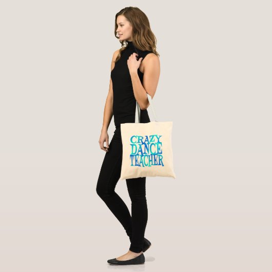Gekke dansleraar tote bag (Voorkant (model))