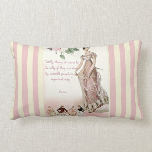 Gekke dingen - Jane Austen Quote Kussen