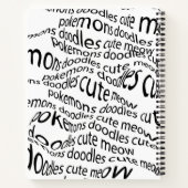 gekke doodskop notitieboek (Achterkant)