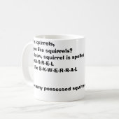 Gekke eekhoorns koffiemok (Voorkant links)