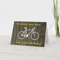 Gekke "Een gloednieuwe fiets voor je verjaardag!"