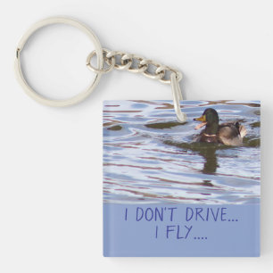 Gekke eendeneend Sleutelhanger