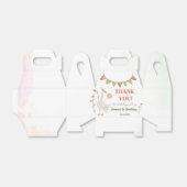 Gekke Gans 1e Verjaardagsfeest Bedankdoosjes (Uitgevouwen)