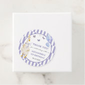 Gekke Gans 1e Verjaardagsfeest Bedankjes Labels (In situ)