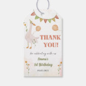 Gekke Gans 1e Verjaardagsfeest Cadeaulabel (Voorkant)