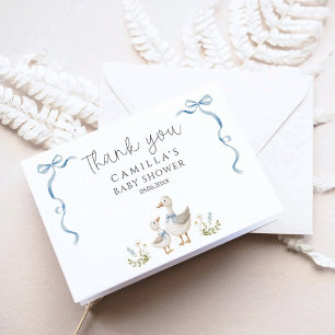 Gekke Gans Baby shower Bedankkaart