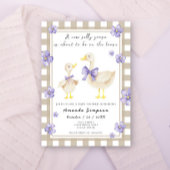 Gekke Gans Baby shower Kaart