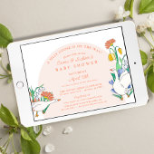 Gekke Gans Baby shower Kaart