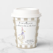 Gekke Gans Baby shower Papieren Bekers (Voorkant)