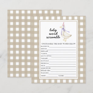Gekke gans - Baby Word Scramble Game