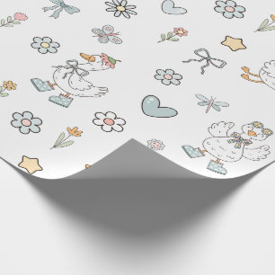 Gekke gans Birthday Cadeaupapier