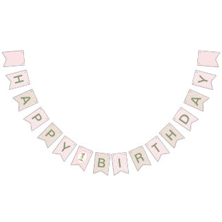 Gekke Gans Happy Birthday Bunting – Cottagecore Vlaggetjes