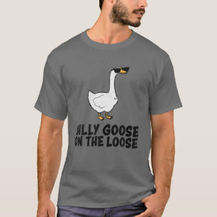 Gekke gans op de los t-shirt