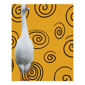 gekke gans perfect poster
