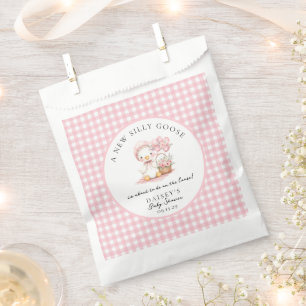 Gekke Gans Waterverf Meisje Baby shower Favoriete Bedankzakje