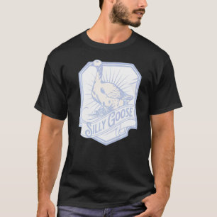 Gekke ganzenbadge van zillyness t-shirt